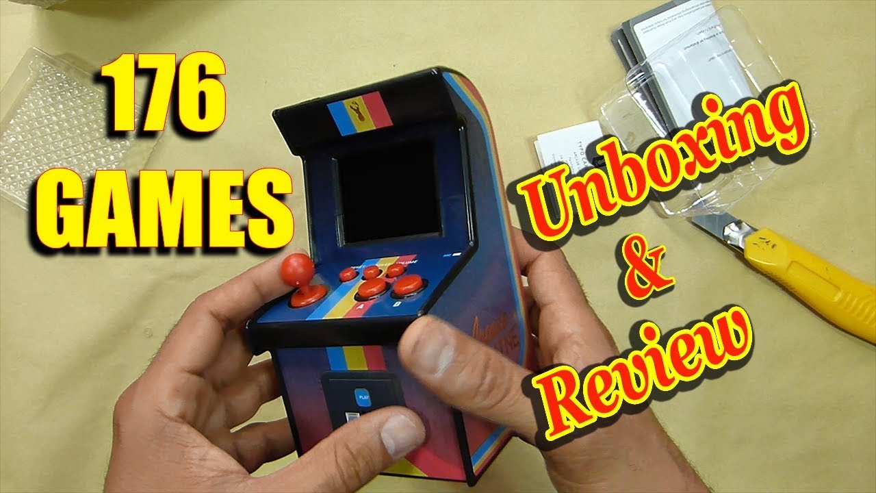 Typo Mini Arcade Game 2.0, Unboxing and review