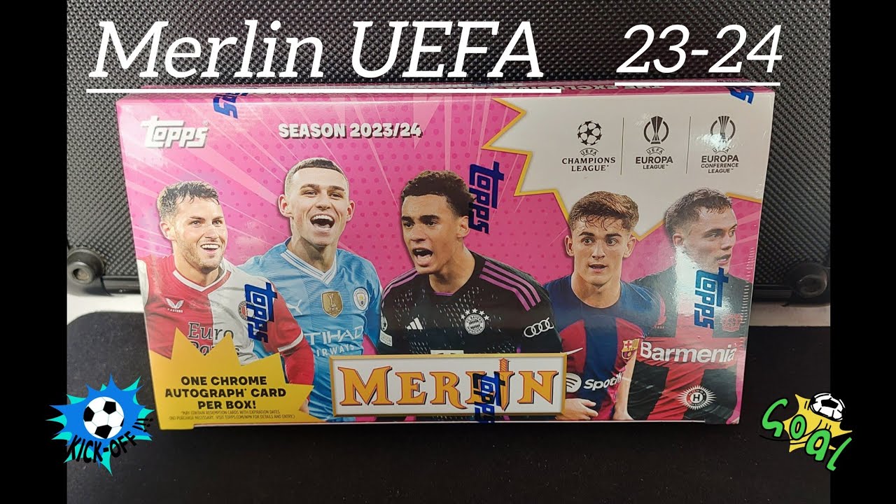 2023-24 Topps Merlin soccer UEFA Hobby Box - Hot Product ⚽ 🔥