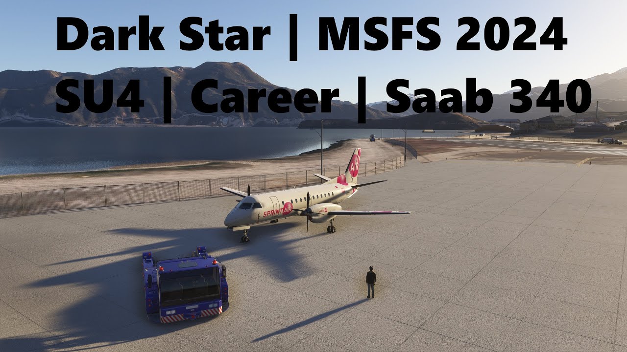 MSFS 2024 SU4 Career | Saab 340 PADU ✈ PANC, landing in poor weather