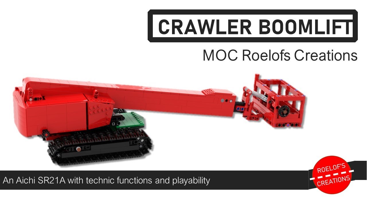 CRAWLER BOOMLIFT moc Roelofs Creations
