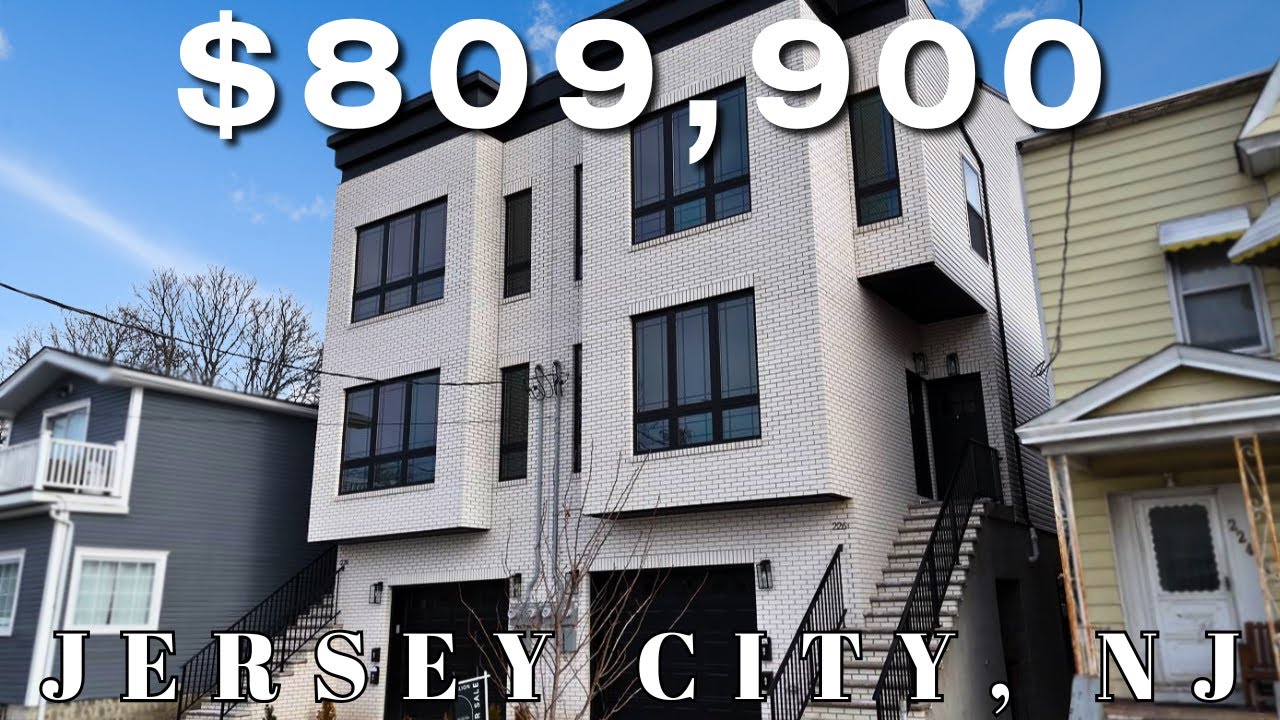 INSIDE a LUXURY JOURNAL SQUARE CONDO | Private Backyard & Garage | 3 BED 2.5 BATH | NYC Commute