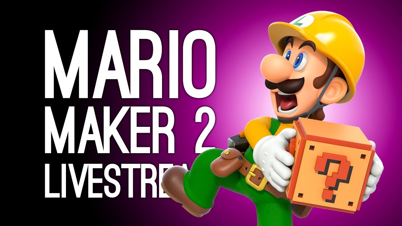 Mario Maker 2 LIVESTREAM: Outside Xtra Plays YOUR Mario Maker 2 Levels, Live @ Server