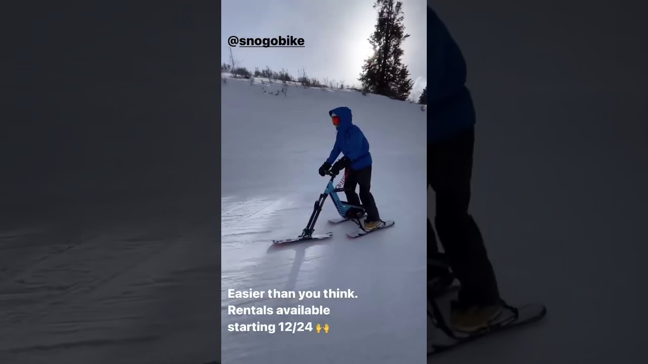 Woodward Park City Introduces SNO-GO Skibikes