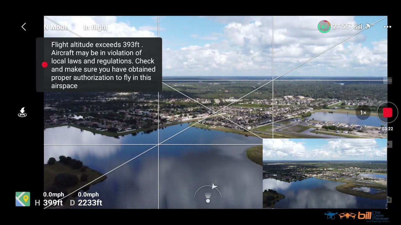 DJI Mini 2 high altitude test flight - Missing feature discovered
