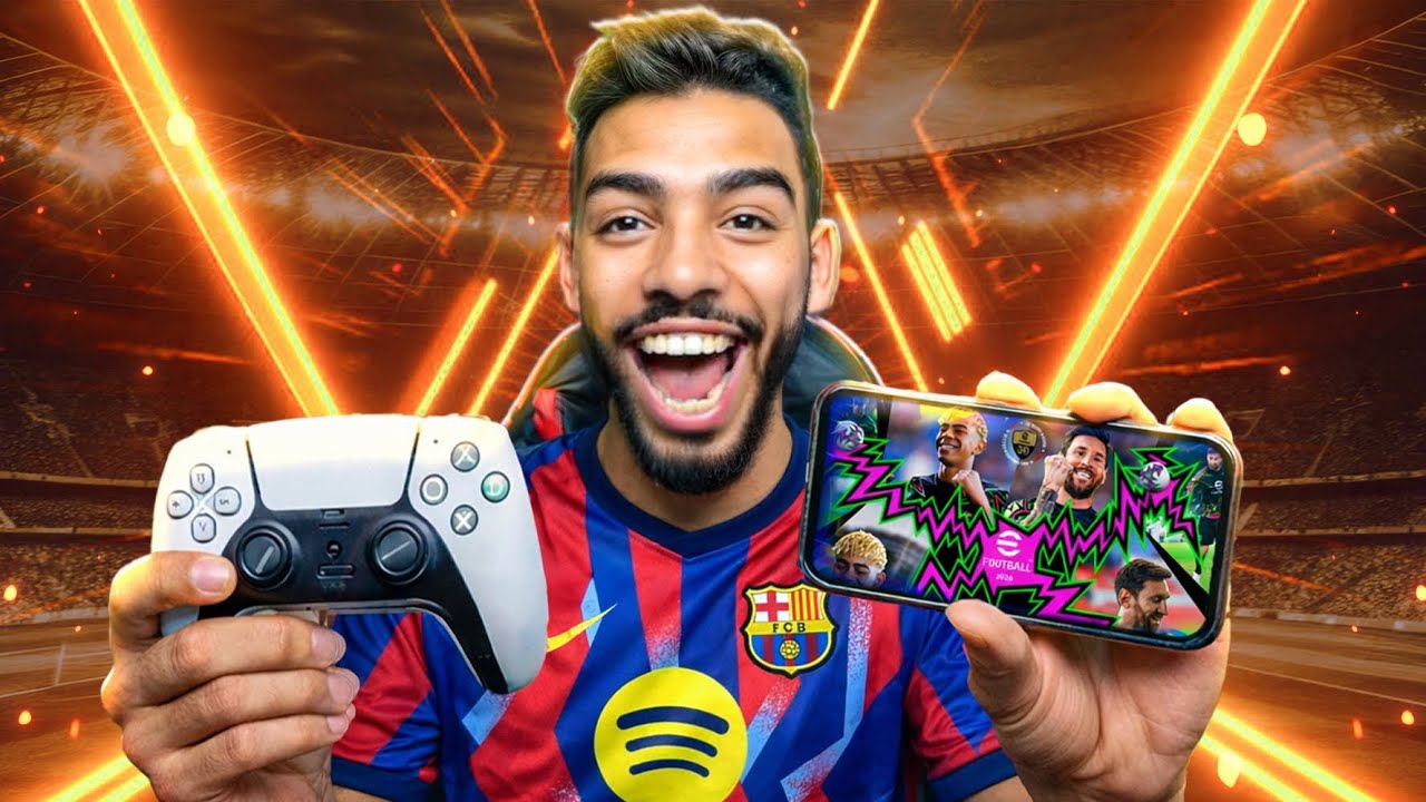 I PLAYED EFOOTBALL MOBILE WITH A PS5 CONTROLLER AND IT WAS FUN !