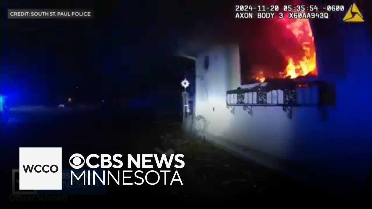 South St. Paul law enforcement save woman from burning home