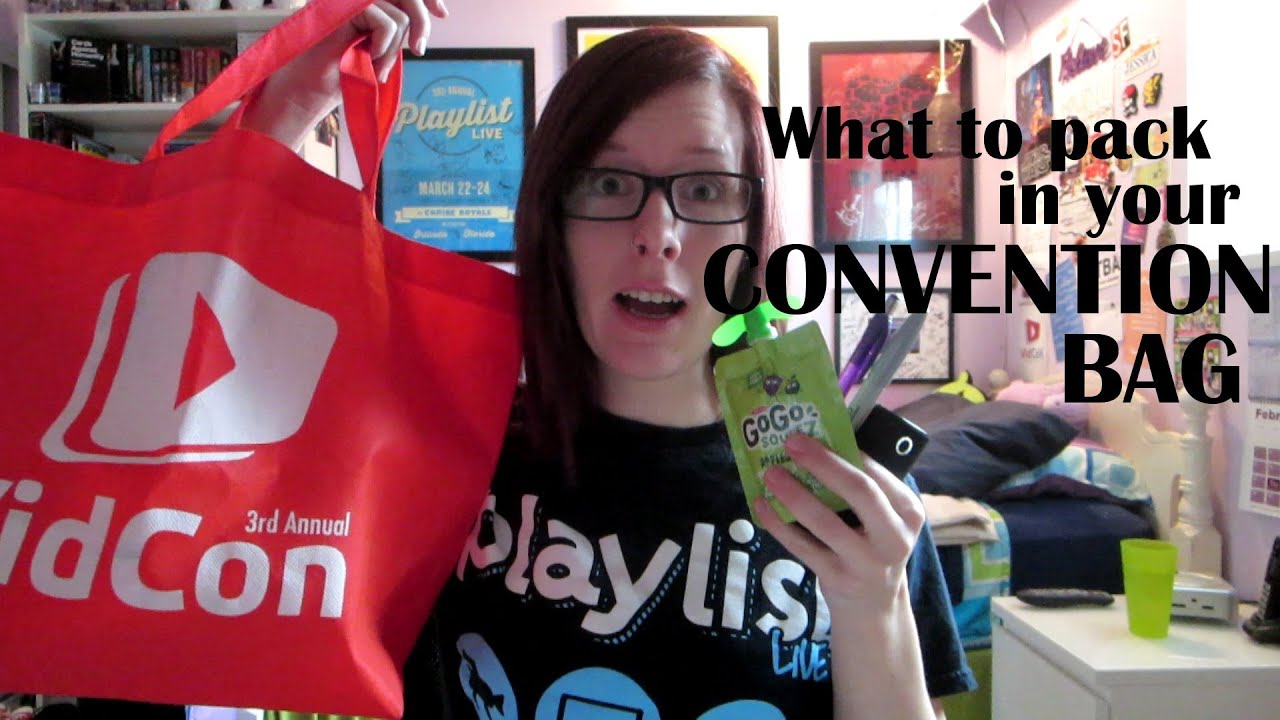 What to pack in your Convention Bag!!