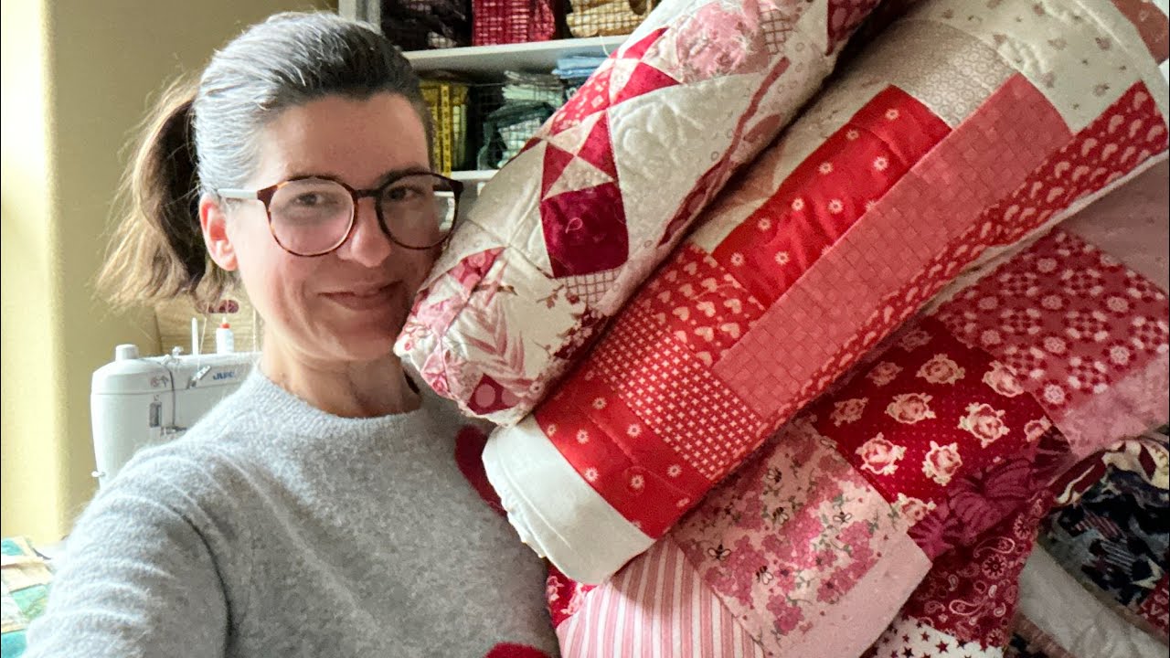 Quilt Talk Episode 6 Finished Valentine’s Quilts