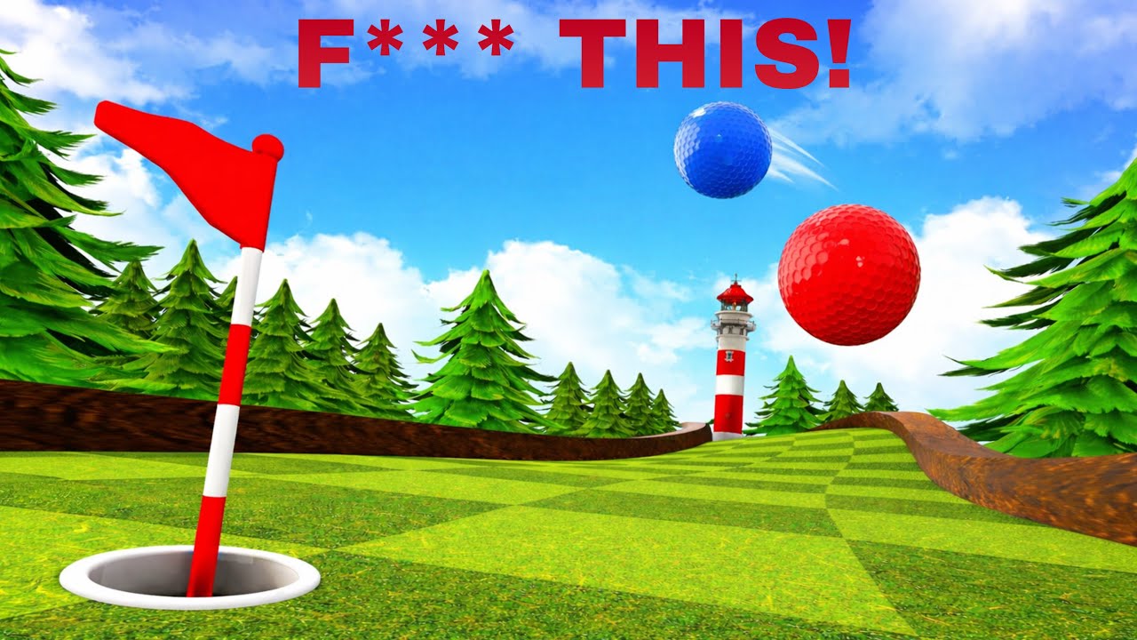 RAGEBAITING My Friend in a Golf 1v1
