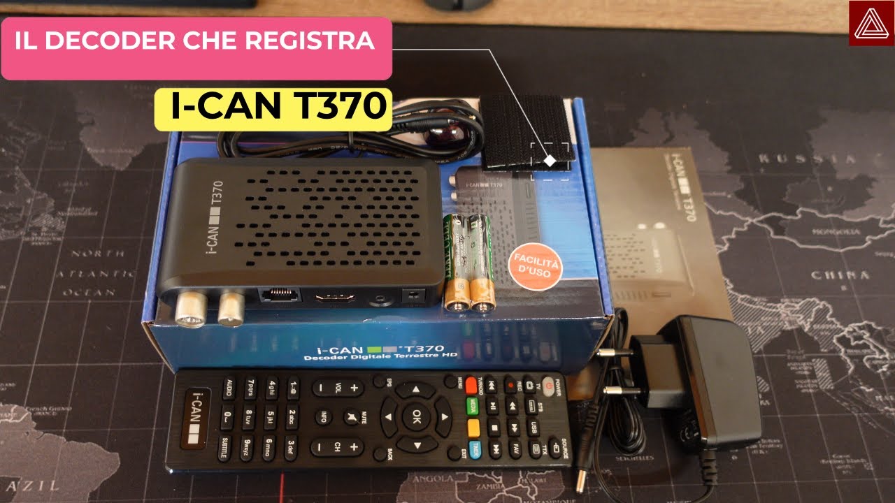 DECODER I-CAN T370 INSTALLAZIONE