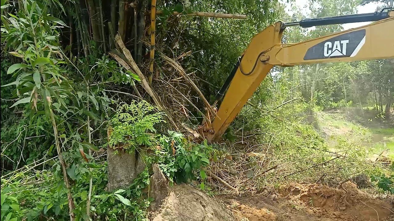 ตีป่าแบบนี้ต้องยกให้หัวหน้าจร๊ย...CAT320D-GCเจ้าฟันปีศาจ!!!