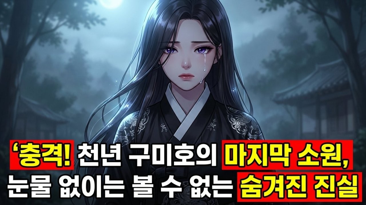 [야담] 충격! 천년 구미호의 마지막 소원, 눈물 없이는 볼 수 없는 숨겨진 진실 | 갓쓴야담 | 야담ㅣ민담ㅣ설화ㅣ전설ㅣ옛날이야기ㅣ오디오북ㅣ수면ㅣ잠잘때