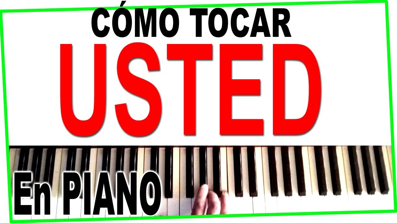 USTED ES LA CULPABLE (Bolero) en PIANO Facil JAZZ Tutorial ❤️ Cómo tocar con notas y acordes