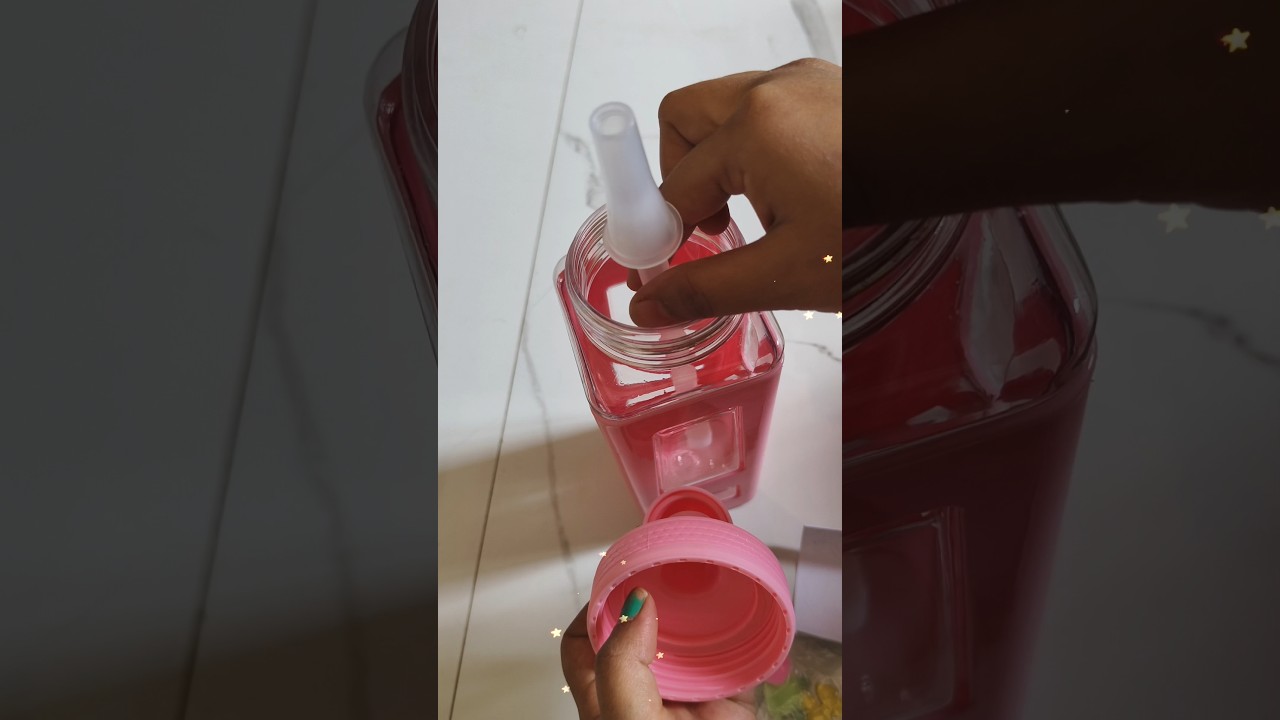 how to assemble water bottle straw #trending #shorts
