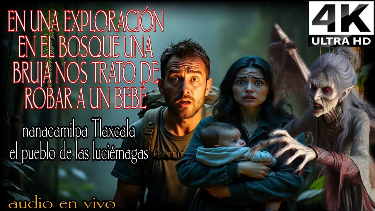 EN UN RECORRIDO POR EL BOSQUE UNA BRUJA NOS TRATÓ DE ROBAR A UN BEBÉ /aterradora experiencia real 4K