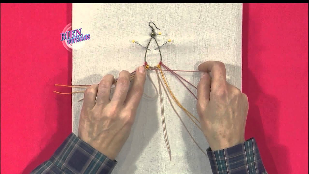 Patricia Belvedere - Bienvenidas en HD - Hace aros con macramé.