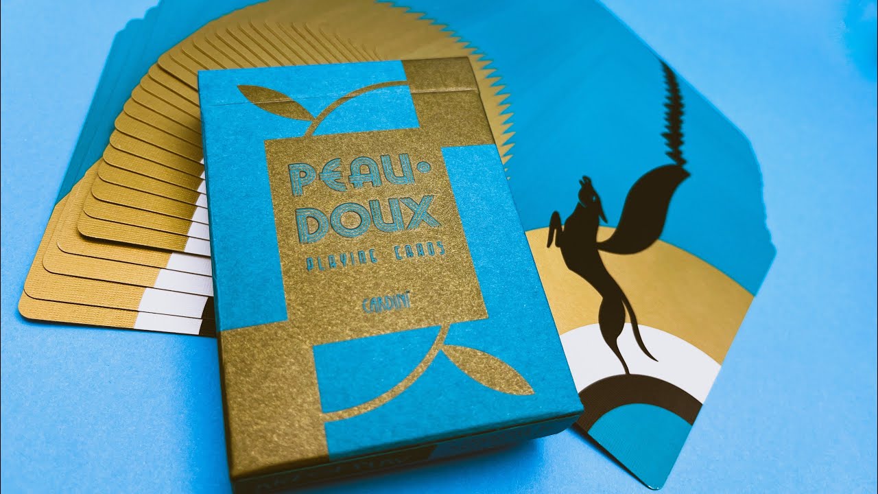 Peau Doux Turquoise Edition - Art of Play / The Great Cardini - Deck Review!
