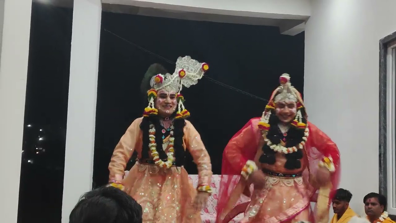 Shri Krishna raslila Barsana#radheshyam 