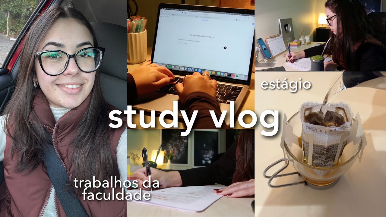 study vlog | muitos trabalhos da faculdade, estágio em direito, rotina e + ⚖️✨