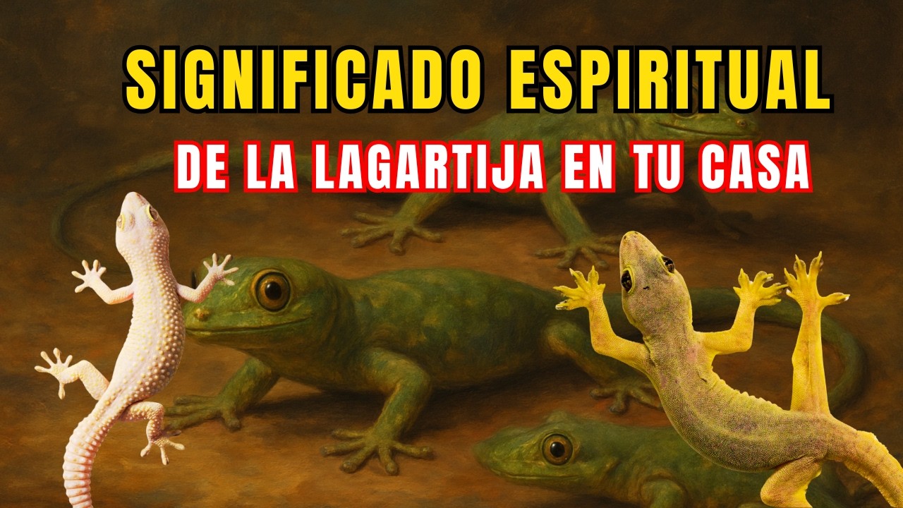 SIGNIFICADO ESPIRITUAL de la LAGARTIJA en tu casa — Una señal que no debes ignorar!
