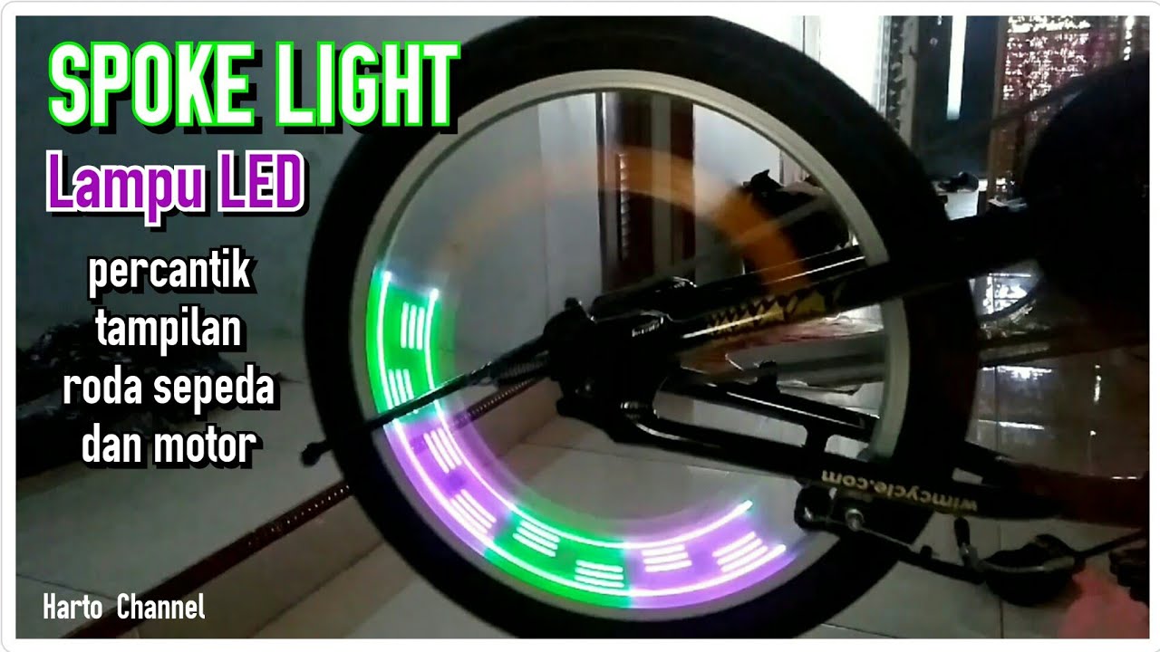 LAMPU LED RODA motor  & sepeda
