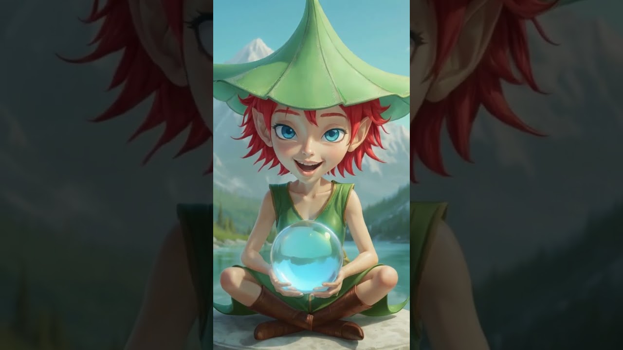 Chanson du lutin du Non-temps  à paraître en février 26.) : " Vois le monde briller"  en 528 hertz.