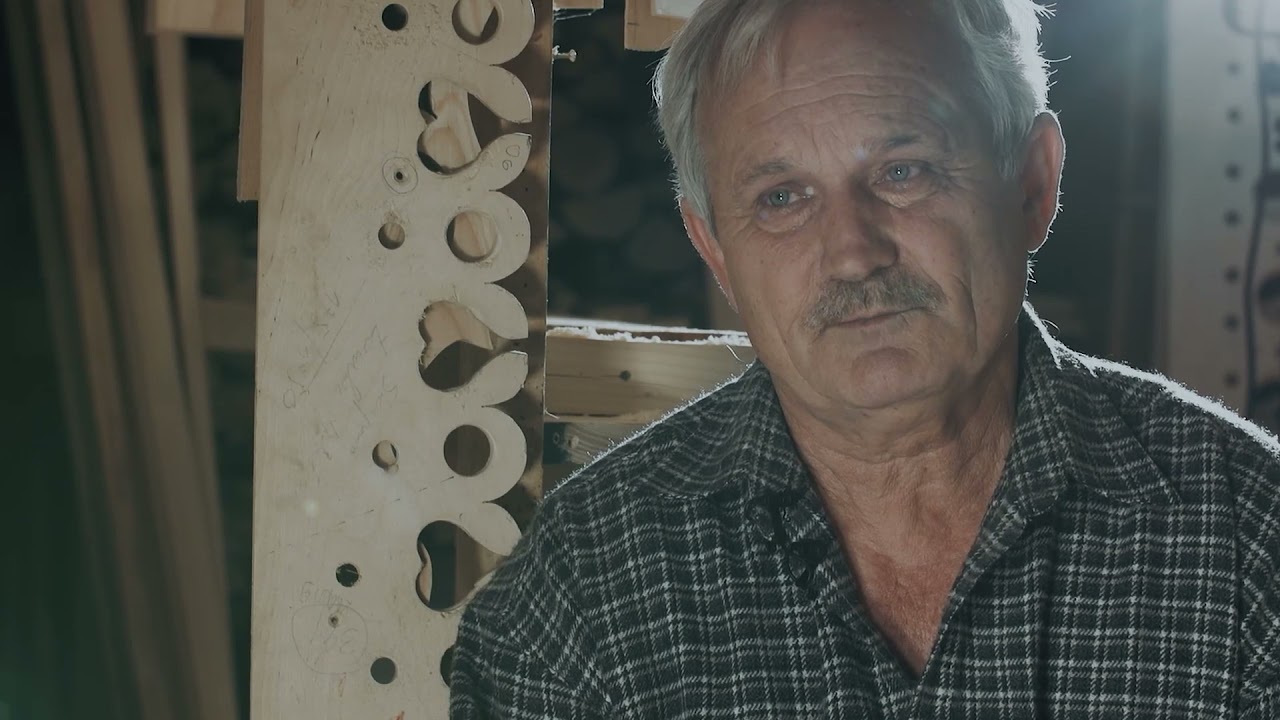 Jan Szarkiel – zdobienie domów drewnianych tzw. „wyrezki”