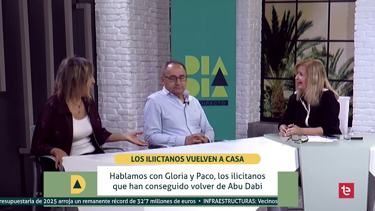 DIA A DIA | Gloria y Paco vuelven de Abu Dabi -  09/03/26