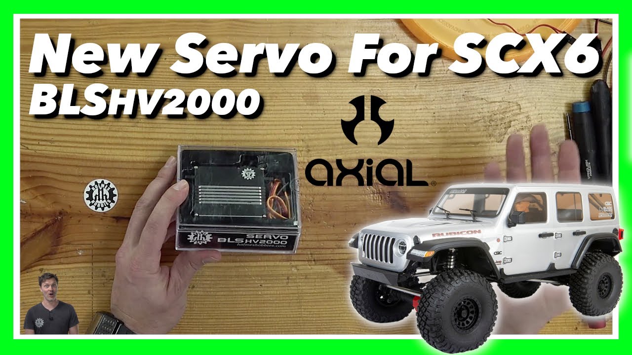 NEW HOLMES SERVO for SCX6 from axial | BLS HV2000 | Holmes Hobbies | 5th scale