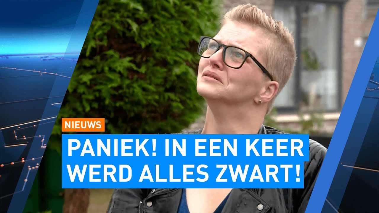 Gillend in auto: Carolien krijgt twee bomen op haar auto | Noodweer Leersum