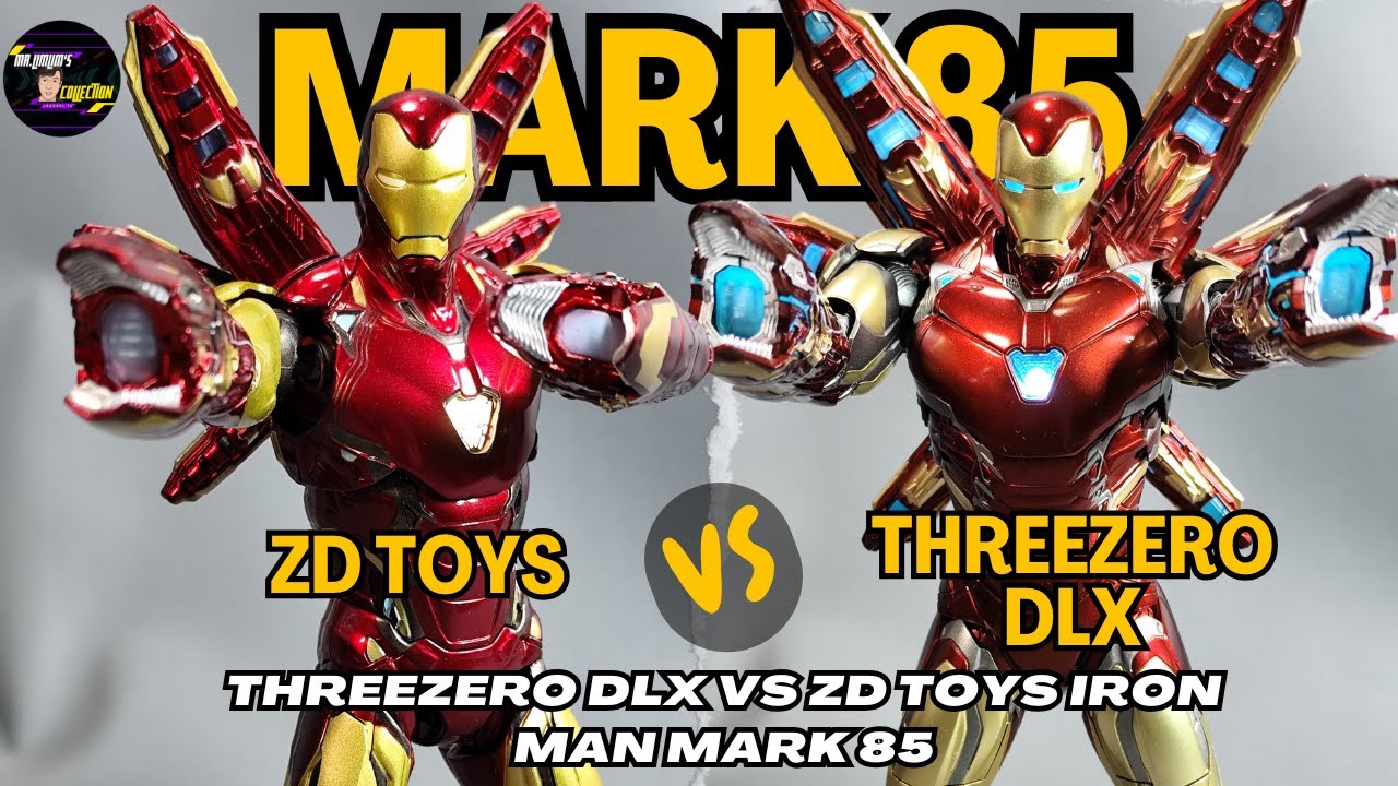 WHO'S WINNER!?  Threezero DLX vs ZD Toys Iron Man Mark 85 LXXXV