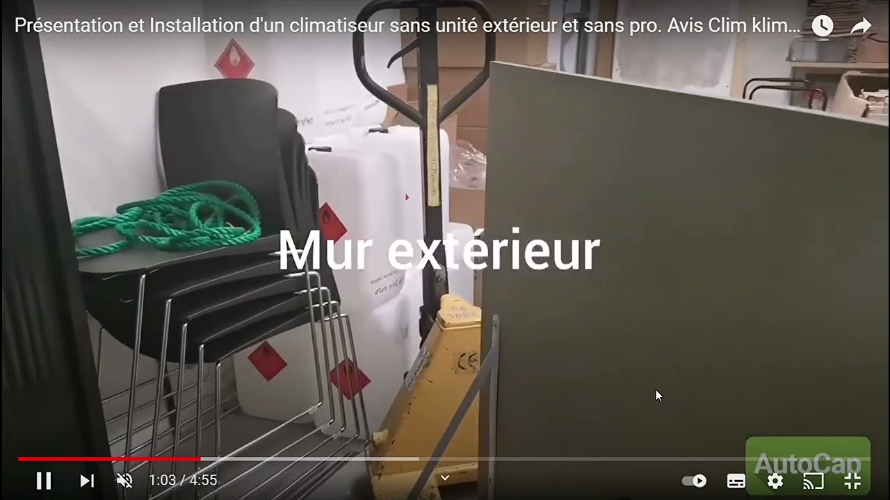 AVIS SUR CLIM SANS MOTEUR EXTERIEURE