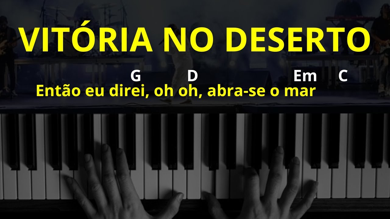 Vitória no Deserto - Aline Barros - Aula de Teclado