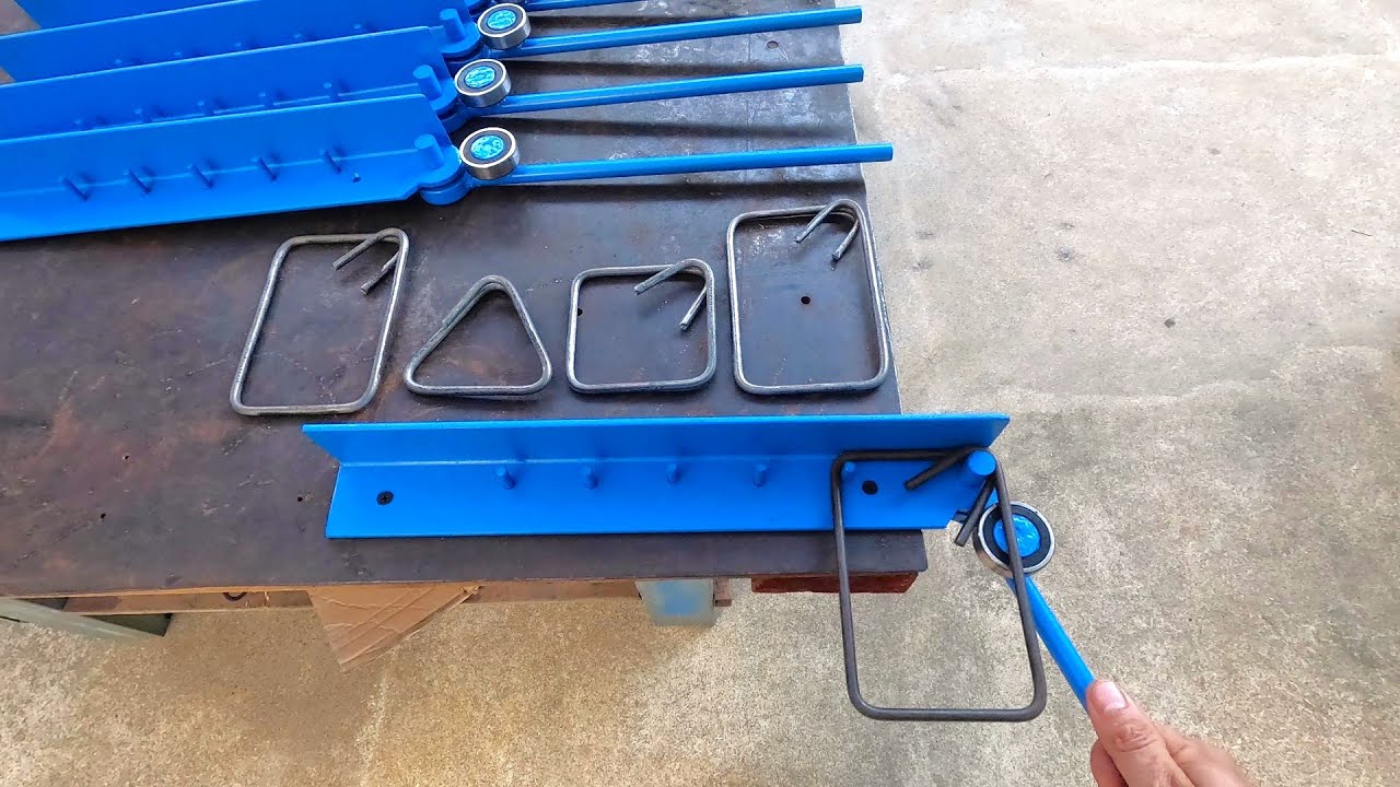 así fabrico las dobladoras de estribos de 1/4
