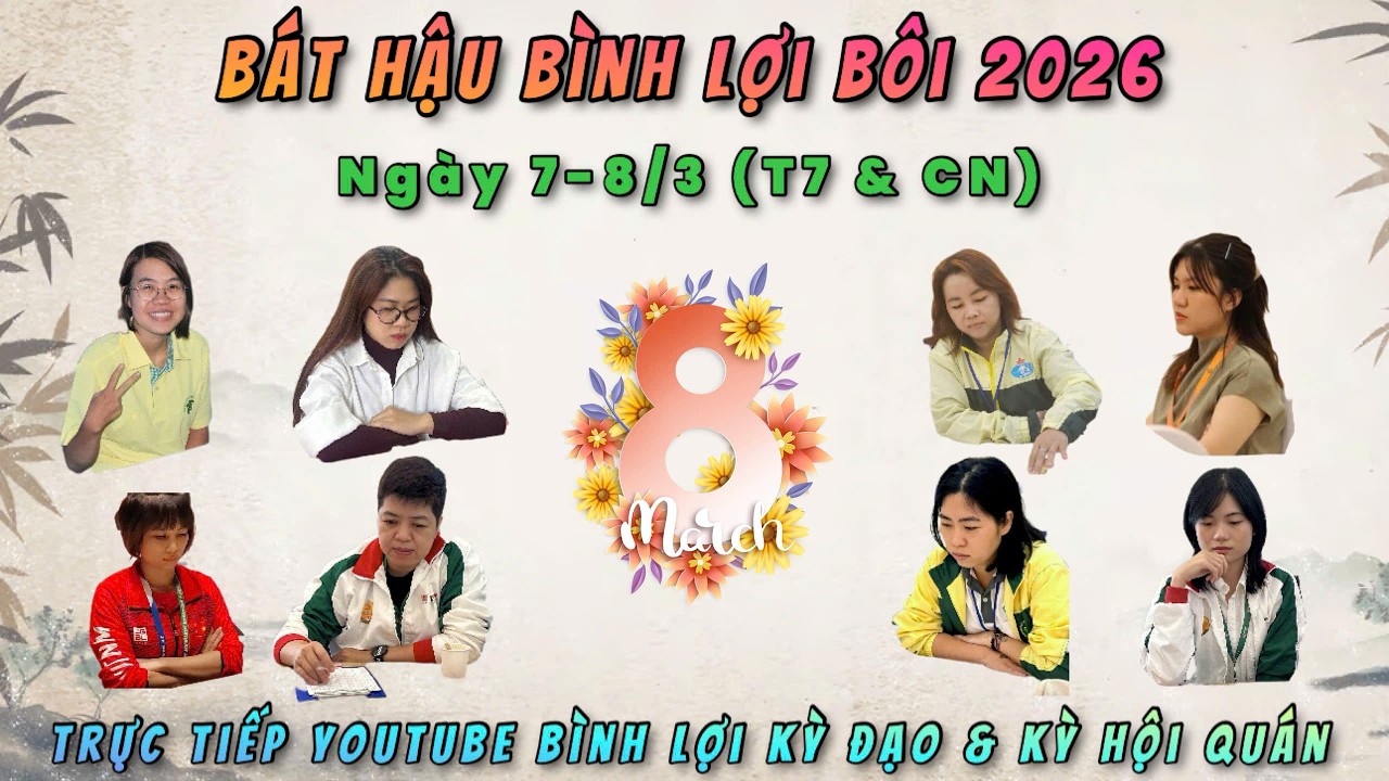 Vòng Bán kết | KTQG. Kiều Bích Thuỷ vs KTQG. Trần Tuệ Doanh| 15 Phút + 10 Giây chạm 2,5 |
