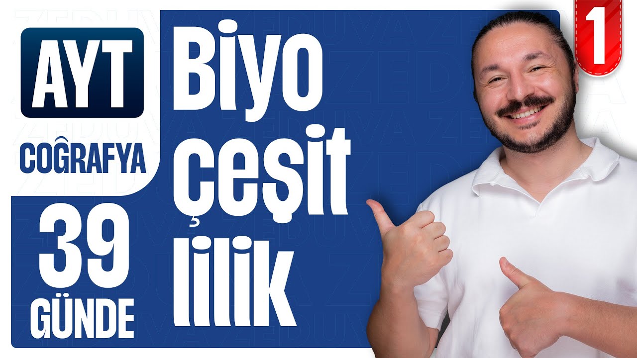 Biyoçeşitlilik Konu Anlatımı | 39 GÜNDE AYT COĞRAFYA KAMPI 2026 | 11.sınıf Coğrafya | ZEDUVA