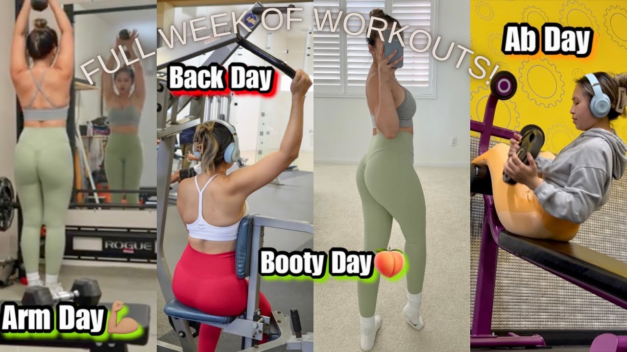 FULL WEEK OF WORKOUTS!! Realistic* | SAAVYY