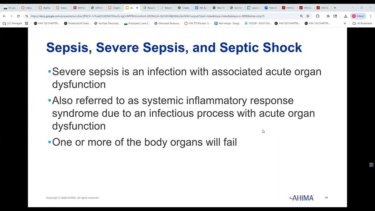 HIM 270 Chapter 4 Video Lecture #1