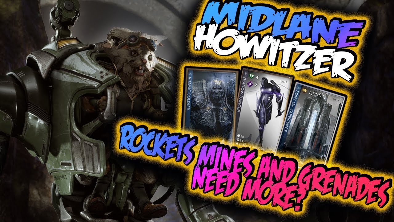 Paragon | Howitzer Deck Build And Guide - This Rat Has Missiles! | Paragon Gameplay