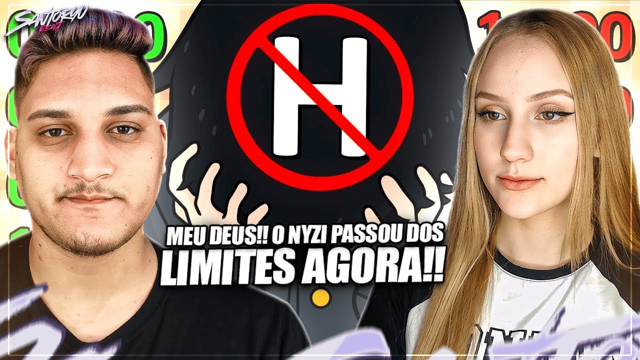 PASSEI 24 HORAS ASSISTINDO H3NT41S NA INTERNET... (Nyzi) - REACT EM CASAL