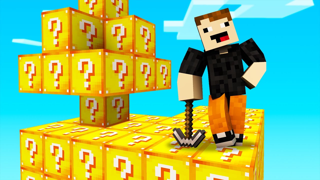 SKYBLOCK DE LUCKY BLOCKS! 💎🔥 | Minecraft