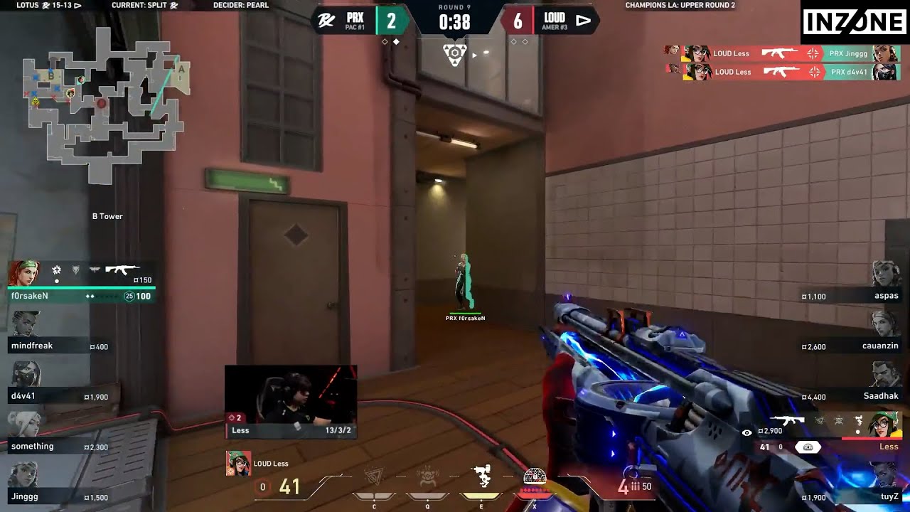 LOUD Less Massive 3K CLUTCH Against Paper Rex | VALORANT Champions 2023