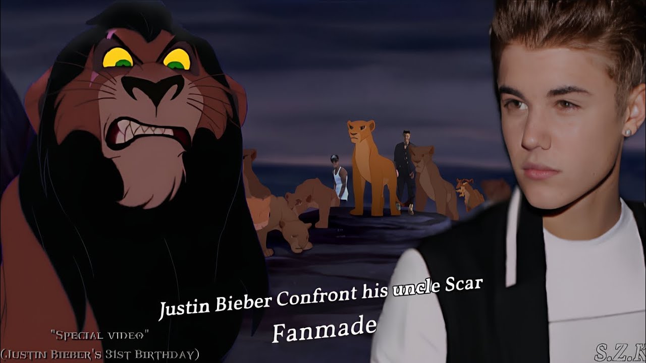 Justin Bieber Confront his uncle Scar (FANMADE)