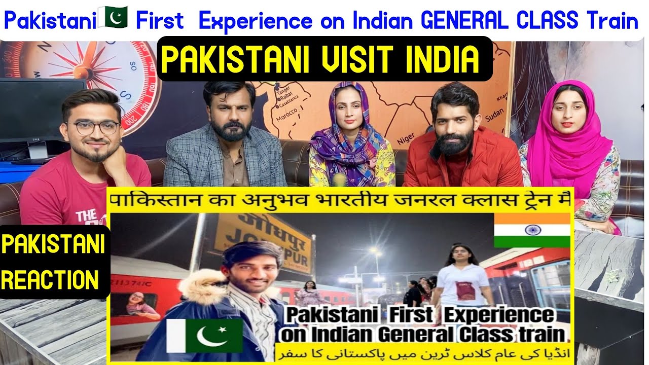 Reaction on Pakistani🇵🇰 First  Experience on Indian GENERAL CLASS Train.