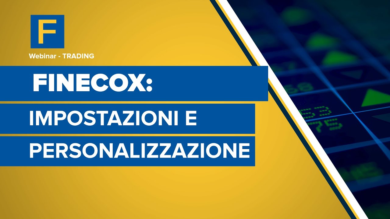 FinecoX: impostazioni e personalizzazione