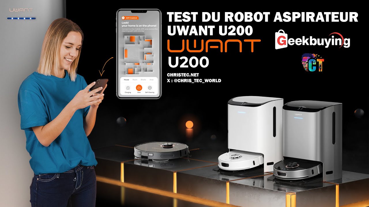 ➡️Test du robot aspirateur et laveur Uwant U200 - Performant et pas cher (Review)