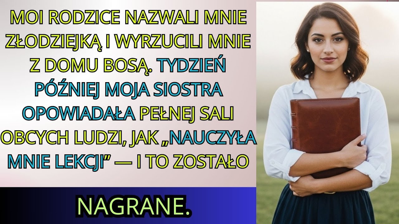 Mój ojciec powiedział: „Przeproś albo odejdź” — wtedy moja siostra przyznała się, że mnie wrobiła
