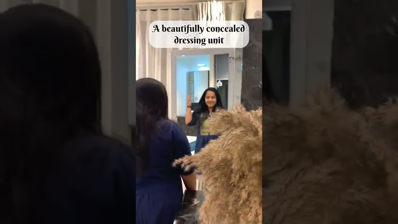 Home Interior Solutions: Bed with Extra Storage, Wardrobe, Dresser Unit & Vanity Design #shorts