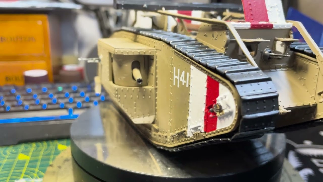 Meng, British Heavy Tank MK.V MALE 1/35 Build