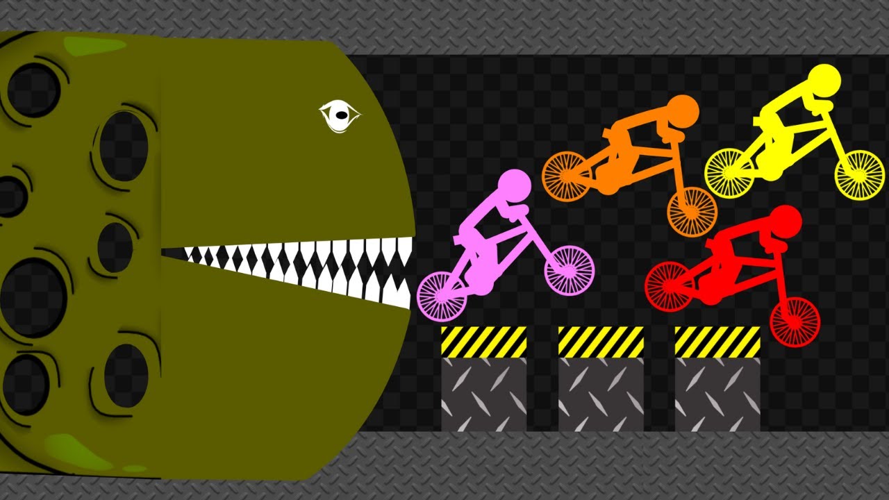 Survival Bicycle Race - Escape From Train Eater